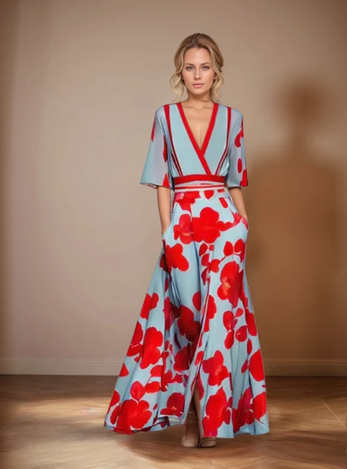 Lorraine | Jurk met bloemenprint